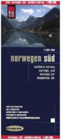 Tlačovina Reise Know-How Landkarte Norwegen Süd (1:500.000). Southern Norway / Norvège sud / Noruega sur Reise Know-How Verlag Peter Rump