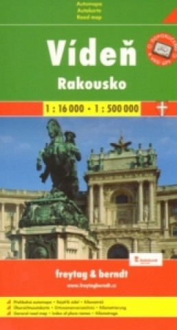 Tiskovina Plán města Vídeň + Rakousko 1:16 000/1:500 000 SHOCart