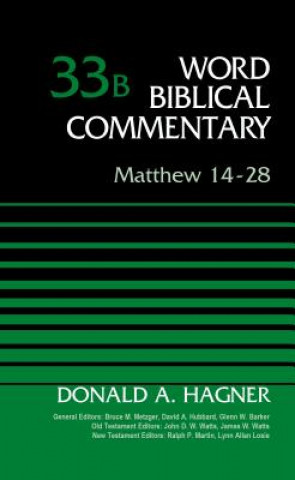 Libro Matthew 14-28, Volume 33B Donald A. Hagner