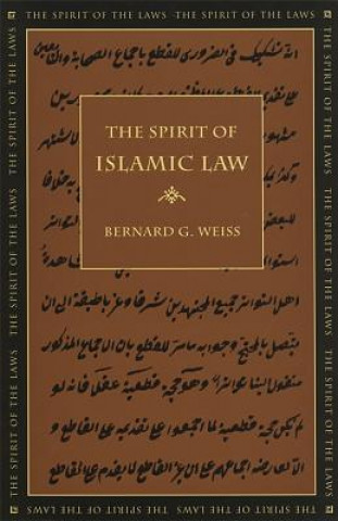 Book Spirit of Islamic Law Bernard G. Weiss