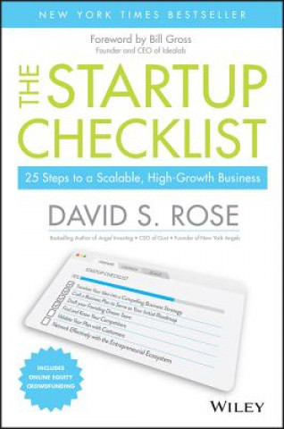 Könyv Startup Checklist - 25 Steps to a Scalable, High-Growth Business David S. Rose