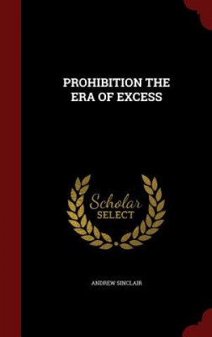 Kniha Prohibition the Era of Excess Andrew Sinclair