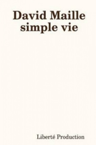 Book Simple Vie David Maille