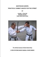 Carte Shotokan Karate: Practical Combat Karate for the Street joseph truncale