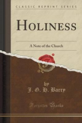 Könyv Holiness J G H Barry