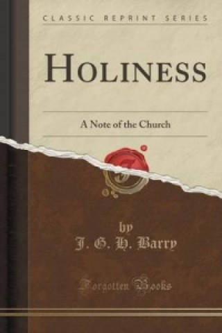 Libro Holiness J G H Barry