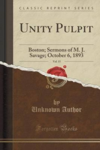 Kniha Unity Pulpit, Vol. 15 Unknown Author