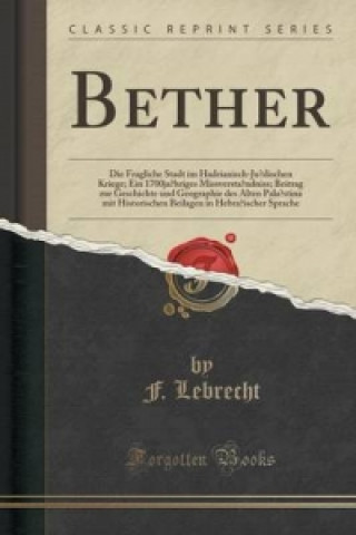 Carte Bether F. Lebrecht