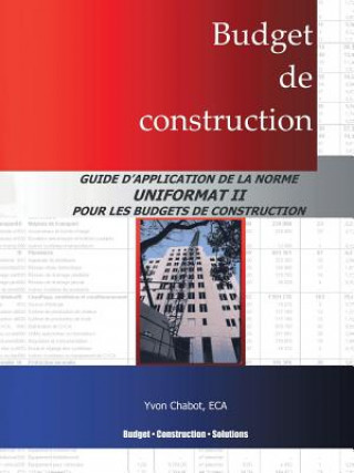 Kniha Budget de Construction YVON CHABOT