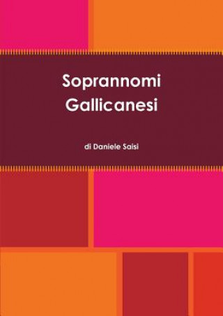 Książka Soprannomi Gallicanesi Daniele Saisi