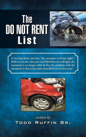 Kniha Do Not Rent List Todd Ruffin Sr