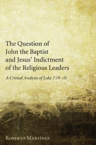 Könyv Question of John the Baptist and Jesus' Indictment of the Religious Leaders Roberto Martinez