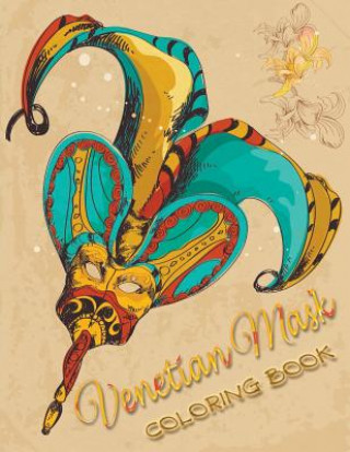 Kniha Venetian Mask Coloring Book Julie Little
