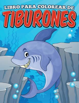 Carte Libro para colorear de tiburones Andy Ray