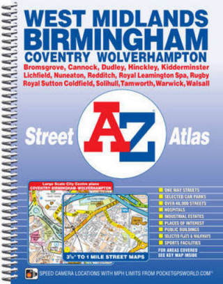 Книга West Midlands A-Z Street Atlas (spiral) 