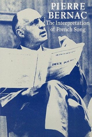 Libro Interpretation of French Song Pierre Bernac