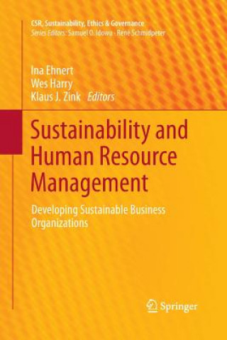 Knjiga Sustainability and Human Resource Management Ina Ehnert