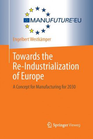 Kniha Towards the Re-Industrialization of Europe Engelbert Westkamper