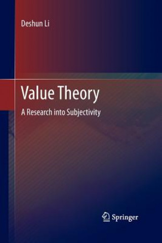 Könyv Value Theory Deshun Li