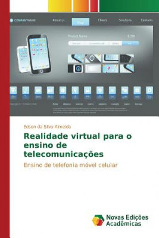 Książka Realidade virtual para o ensino de telecomunicacoes Da Silva Almeida Edson