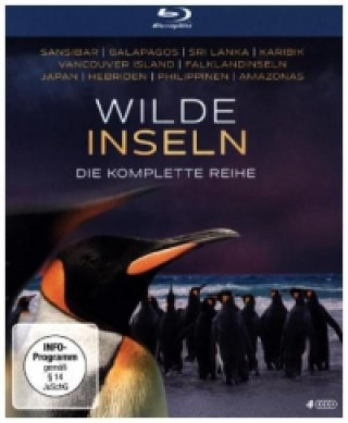 Wideo Wilde Inseln Box, 4 Blu-rays Richard Kirby