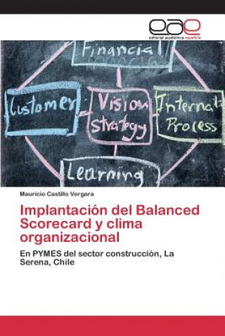 Książka Implantacion del Balanced Scorecard y clima organizacional Castillo Vergara Mauricio