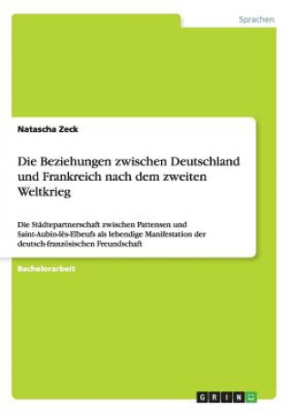 Carte Beziehungen zwischen Deutschland und Frankreich nach dem zweiten Weltkrieg Natascha Zeck