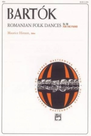 Книга Bartok Romanian Folk Dances Maurice Hinson