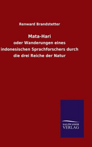 Книга Mata-Hari Renward Brandstetter
