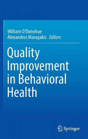 Kniha Quality Improvement in Behavioral Health William O'Donohue