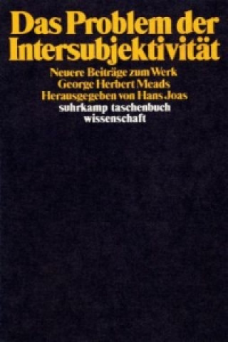 Libro Das Problem der Intersubjektivität Hans Joas