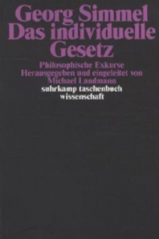 Knjiga Das individuelle Gesetz Georg Simmel