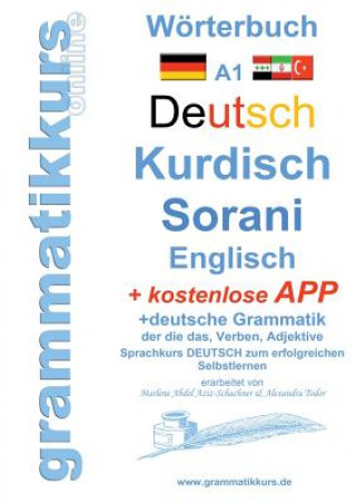 Книга Woerterbuch Deutsch Kurdisch Sorani Niveau A1 Marlene Schachner