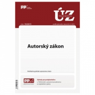 Könyv UZZ 33/2015 Autorský zákon 