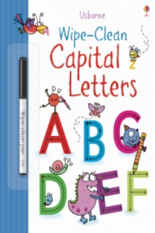 Книга Wipe-Clean Capital Letters Jessica Greenwell