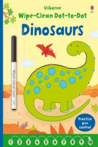 Kniha Wipe-clean Dot-to-dot Dinosaurs Felicity Brooks