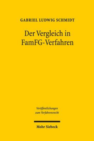 Carte Der Vergleich in FamFG-Verfahren Gabriel Ludwig Schmidt