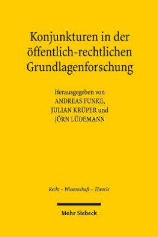 Kniha Konjunkturen in der oeffentlich-rechtlichen Grundlagenforschung Andreas Funke