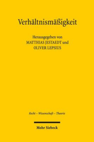 Kniha Verhaltnismassigkeit Matthias Jestaedt