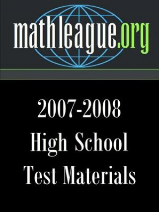 Buch High School Test Materials 2007-2008 Tim Sanders