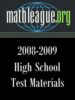 Carte High School Test Materials 2008-2009 Tim Sanders