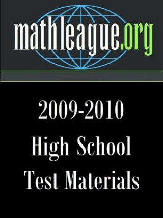 Carte High School Test Materials 2009-2010 Tim Sanders