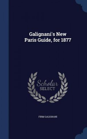 Carte Galignani's New Paris Guide, for 1877 FIRM GALIGNANI