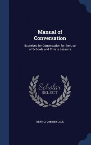 Carte Manual of Conversation BERTHA VON DER LAGE