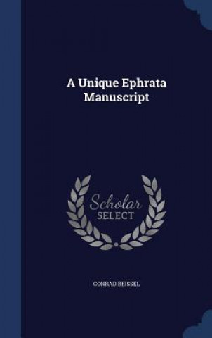 Carte Unique Ephrata Manuscript CONRAD BEISSEL