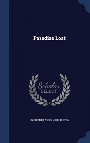 Kniha Paradise Lost EGERTON BRYDGES