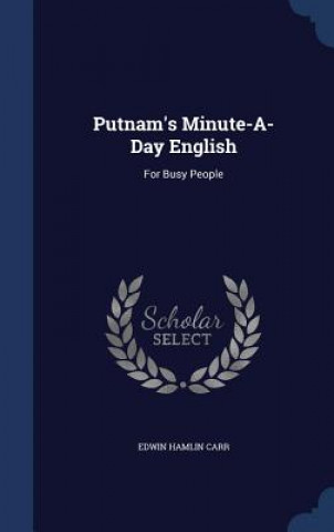 Книга Putnam's Minute-A-Day English EDWIN HAMLIN CARR