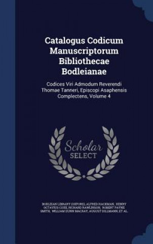 Carte Catalogus Codicum Manuscriptorum Bibliothecae Bodleianae BODLEIAN L OXFORD