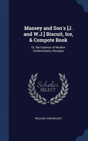 Carte Massey and Son's [J. and W.J.] Biscuit, Ice, & Compote Book WILLIAM JOHN MASSEY