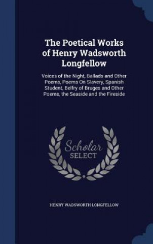Carte Poetical Works of Henry Wadsworth Longfellow HENRY WA LONGFELLOW
